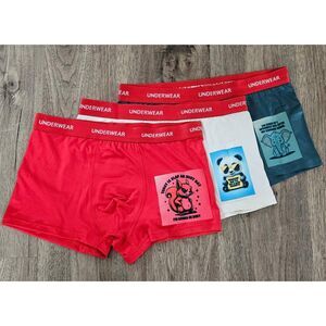 New 3 Pair Boys Mens Teen Underwear Bikini Boxer Briefs Sarcastic Quotes Sz 16Y